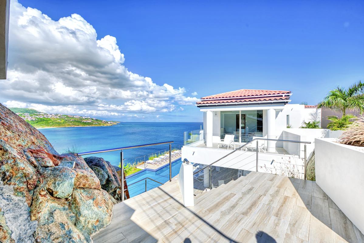 Amalia 45_Location villa piscine vue mer Saint Martin